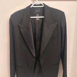 SMYTHE BLAZER WITH SATIN LAPEL SIZE M